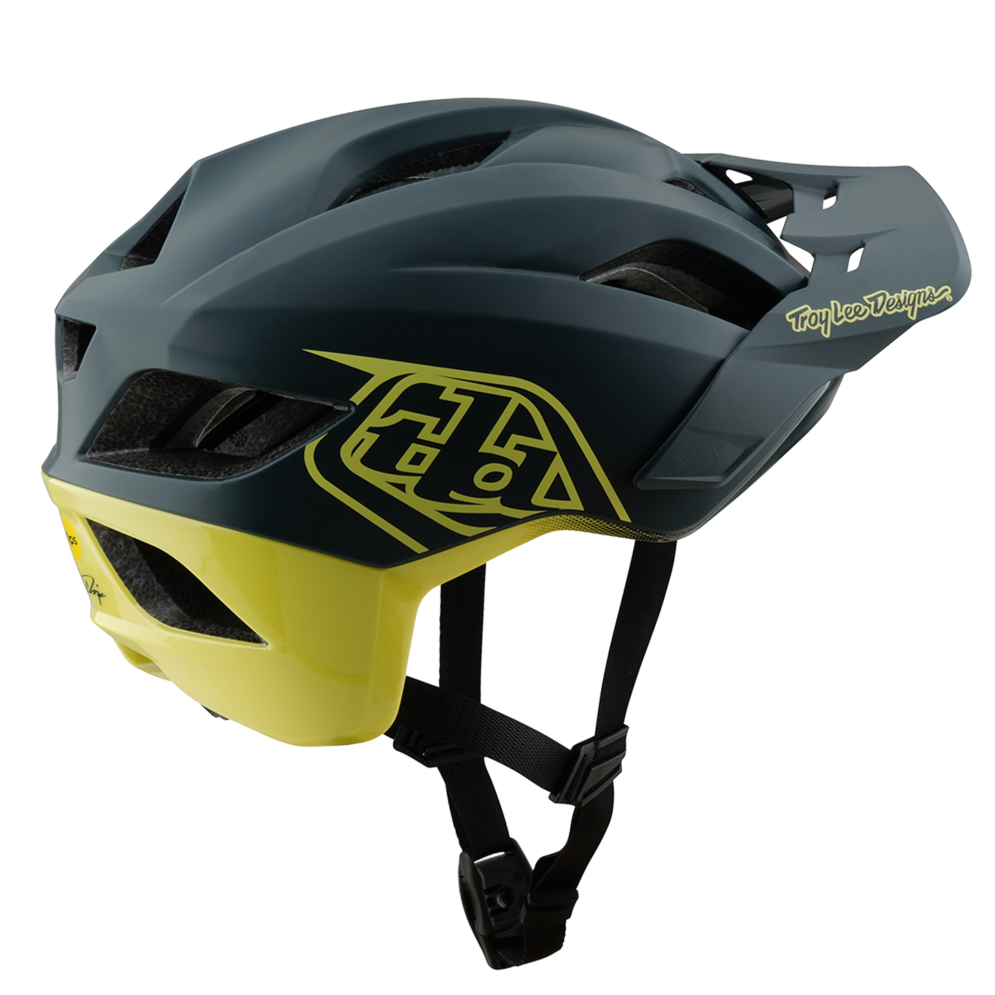 MTB helmet TROY LEE DESIGNS FLOWLINE SE MIPS Grey/Yellow
