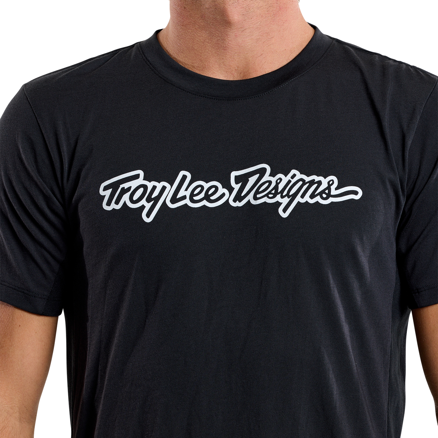 TROY LEE DESIGNS SKYLINE RIDE TEE SIGNATURE Jersey Short Sleeve Black 2025