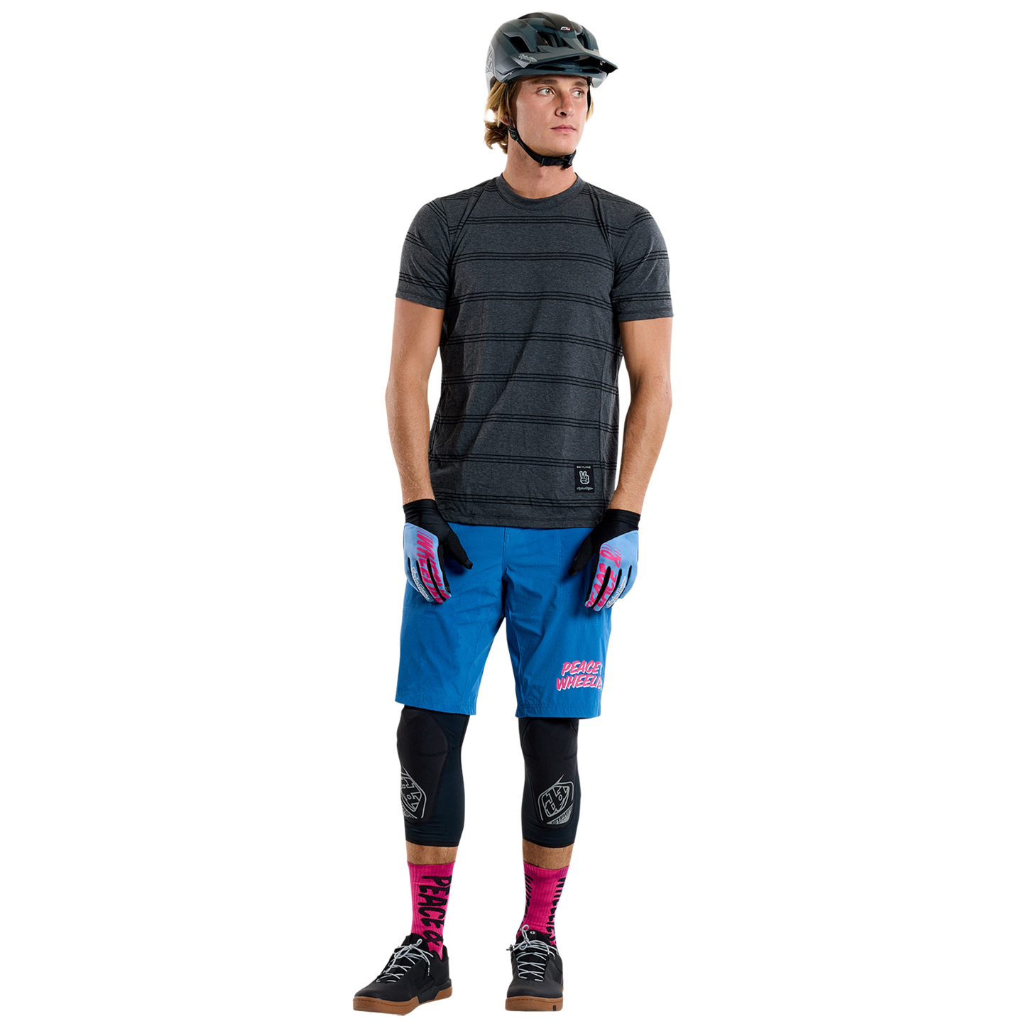 TROY LEE DESIGNS SKYLINE RIDE TEE WASH OUT Κοντομάνικο Jersey Γκρι 2025