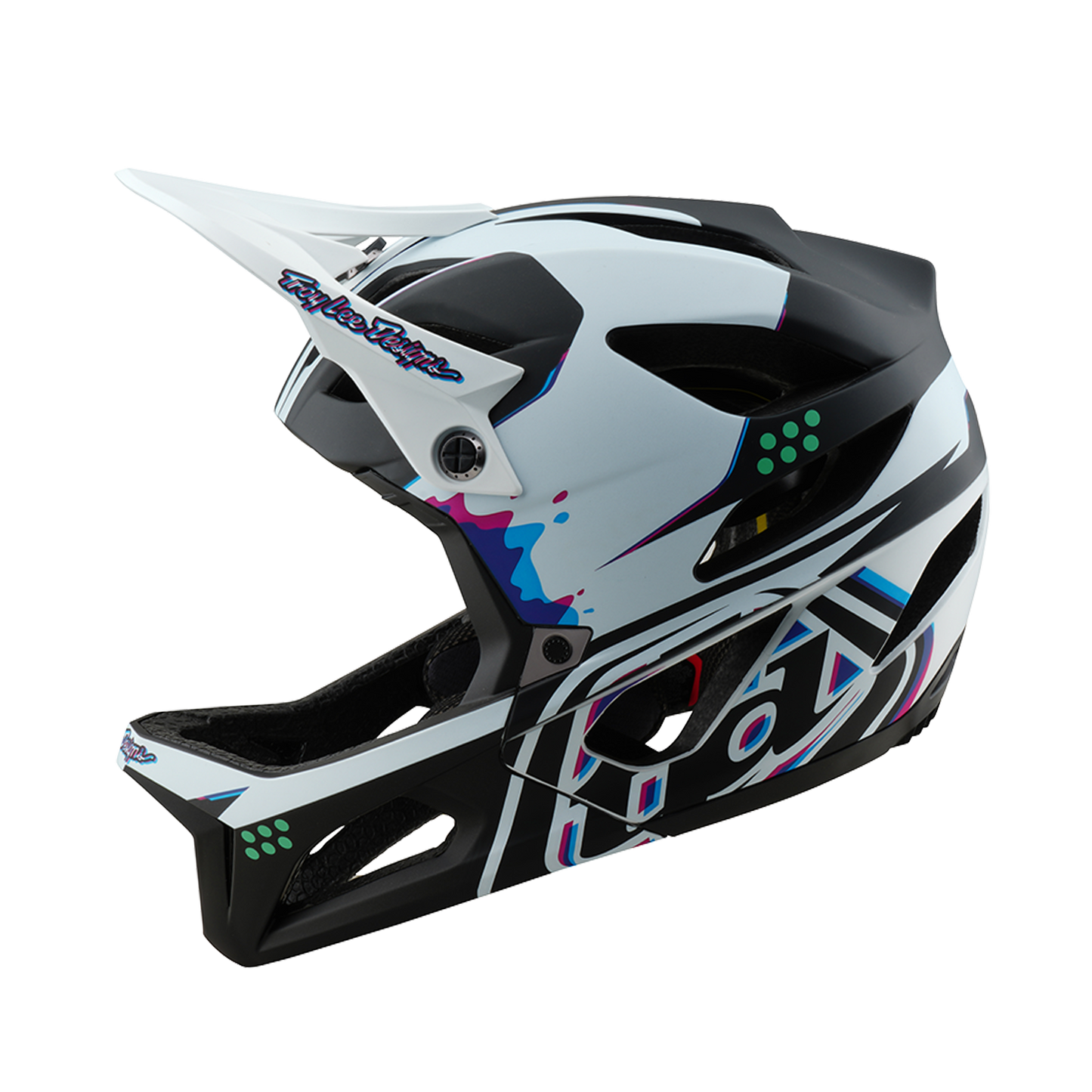 TROY LEE DESIGN STAGE MIPS MTB κράνος μαύρο/λευκό
