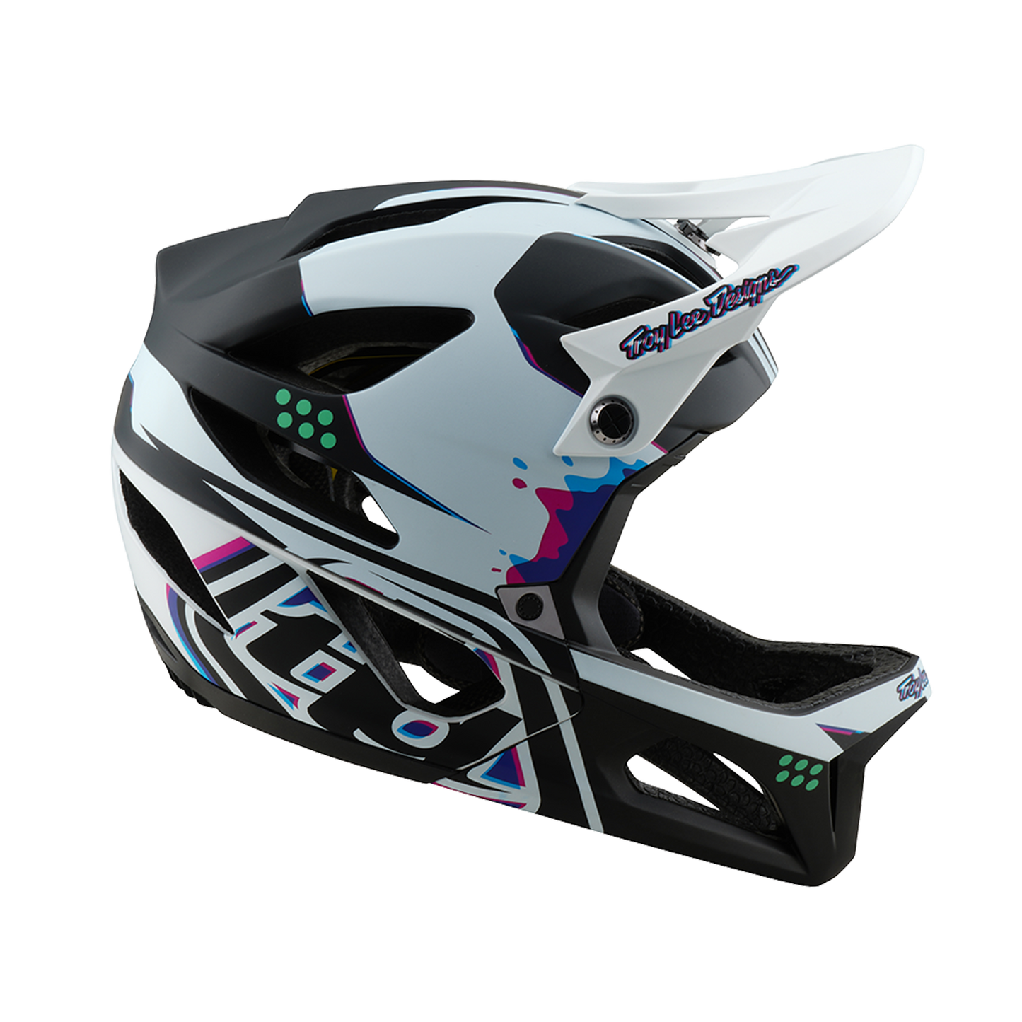 TROY LEE DESIGN STAGE MIPS MTB κράνος μαύρο/λευκό