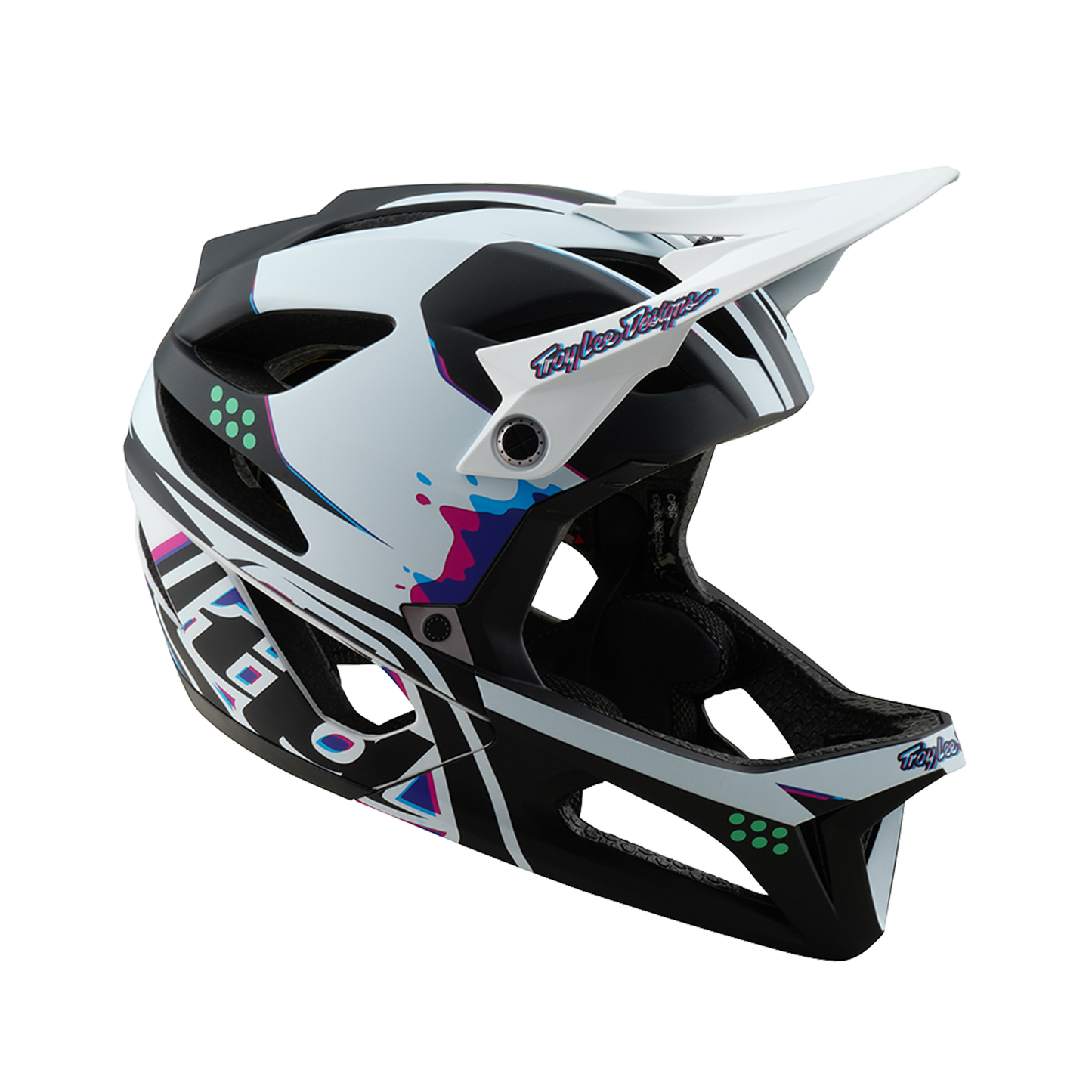 TROY LEE DESIGN STAGE MIPS MTB κράνος μαύρο/λευκό