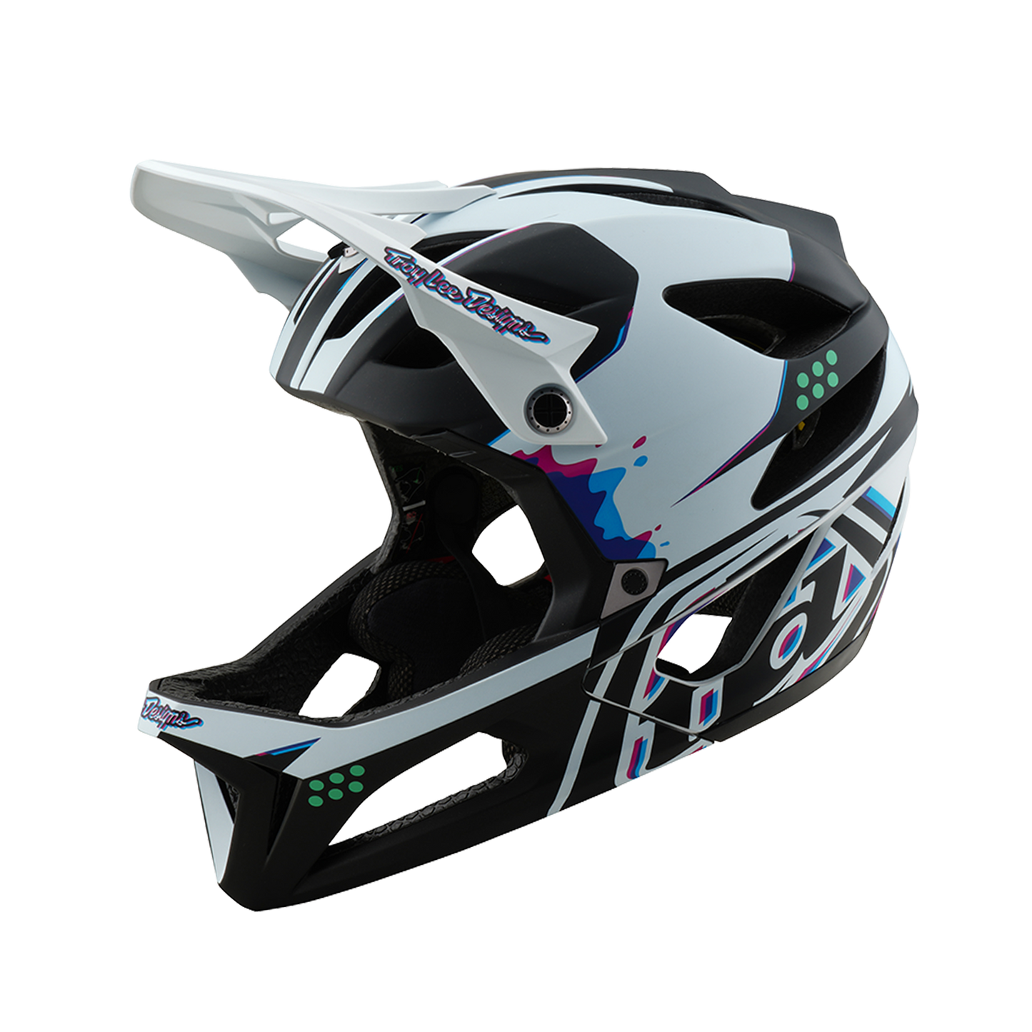 TROY LEE DESIGN STAGE MIPS MTB κράνος μαύρο/λευκό