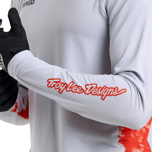 TROY LEE DESIGNS SKYLINE Long Sleeve Jersey White/Red