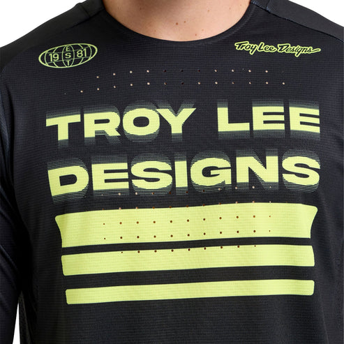 TROY LEE DESIGNS SPRINT Long Sleeve Jersey Black/Yellow