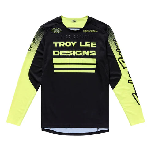 TROY LEE DESIGNS SPRINT Long Sleeve Jersey Μαύρο/Κίτρινο