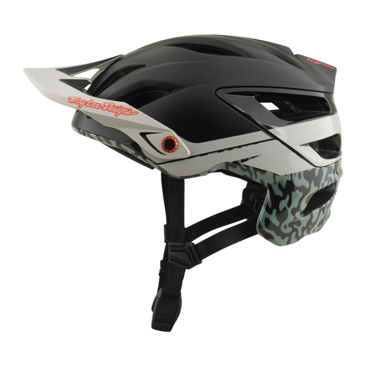 MTB helmet TROY LEE DESIGNS A3 MIPS HALO PUMICE Charcoal/White