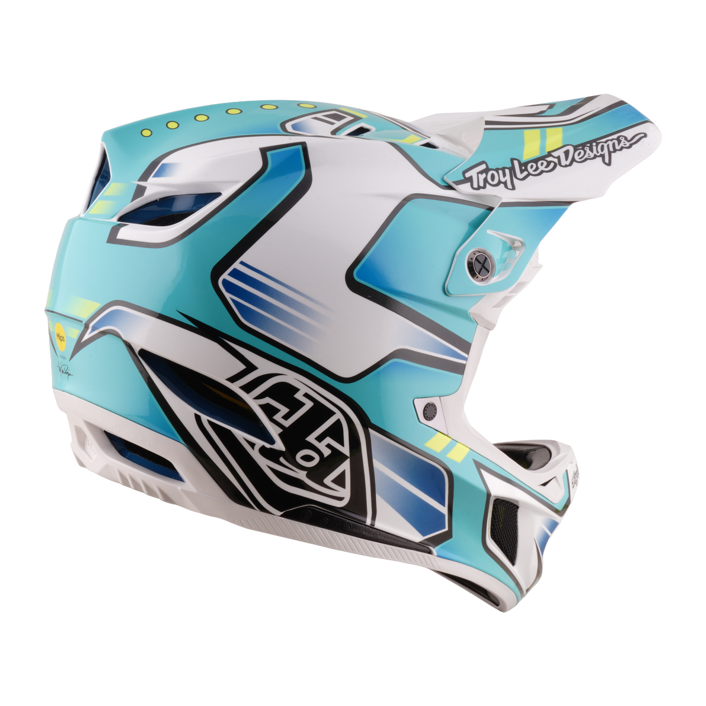 Κράνος MTB TROY LEE DESIGNS D4 COMPOSITE MIPS CREST REAL Πράσινο