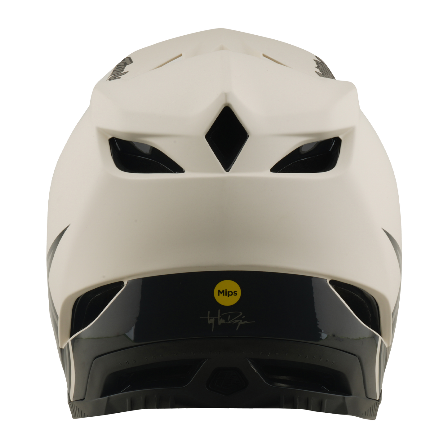 MTB helmet TROY LEE DESIGNS D4 COMPOSITE MIPS STEALTH PUMICE White