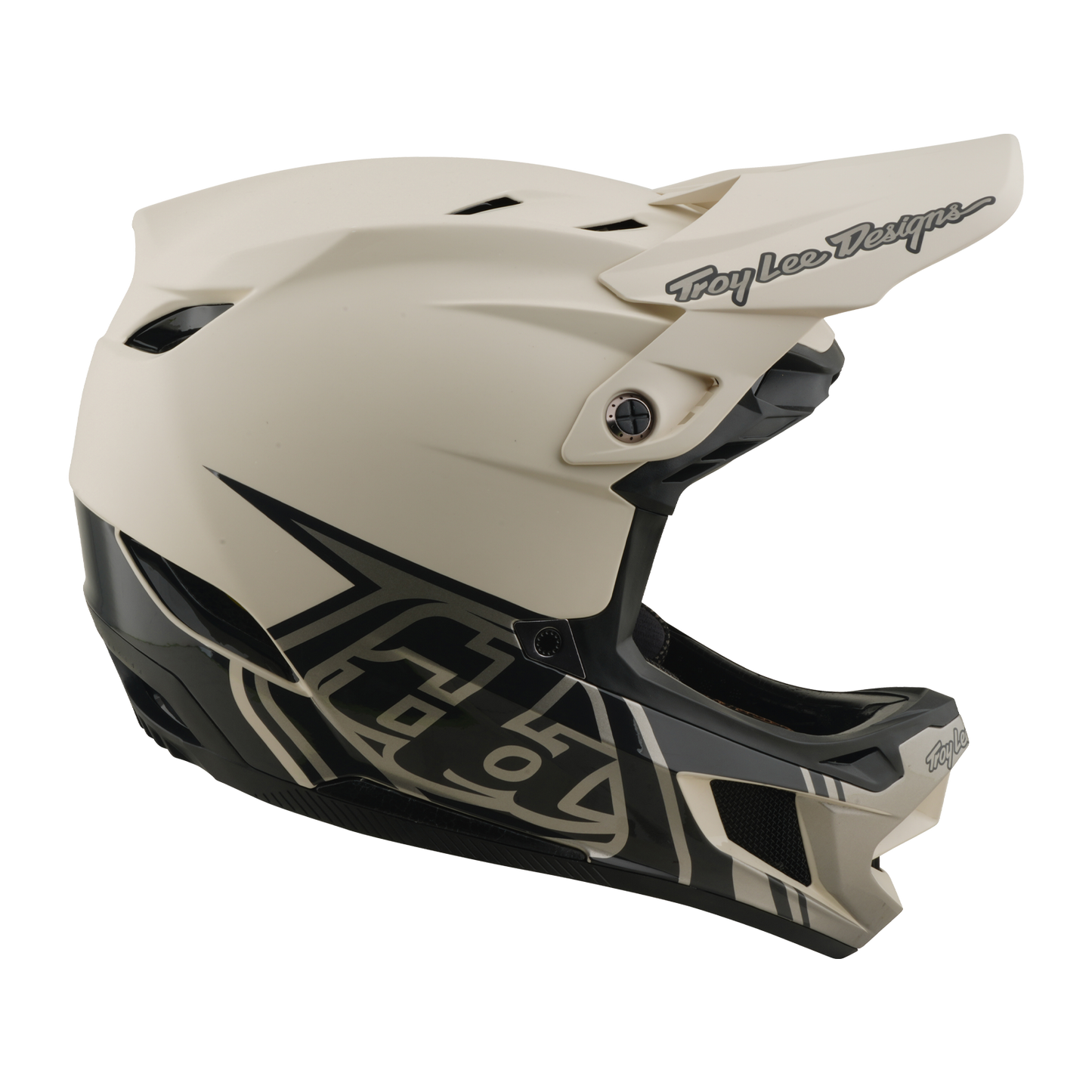 MTB helmet TROY LEE DESIGNS D4 COMPOSITE MIPS STEALTH PUMICE White