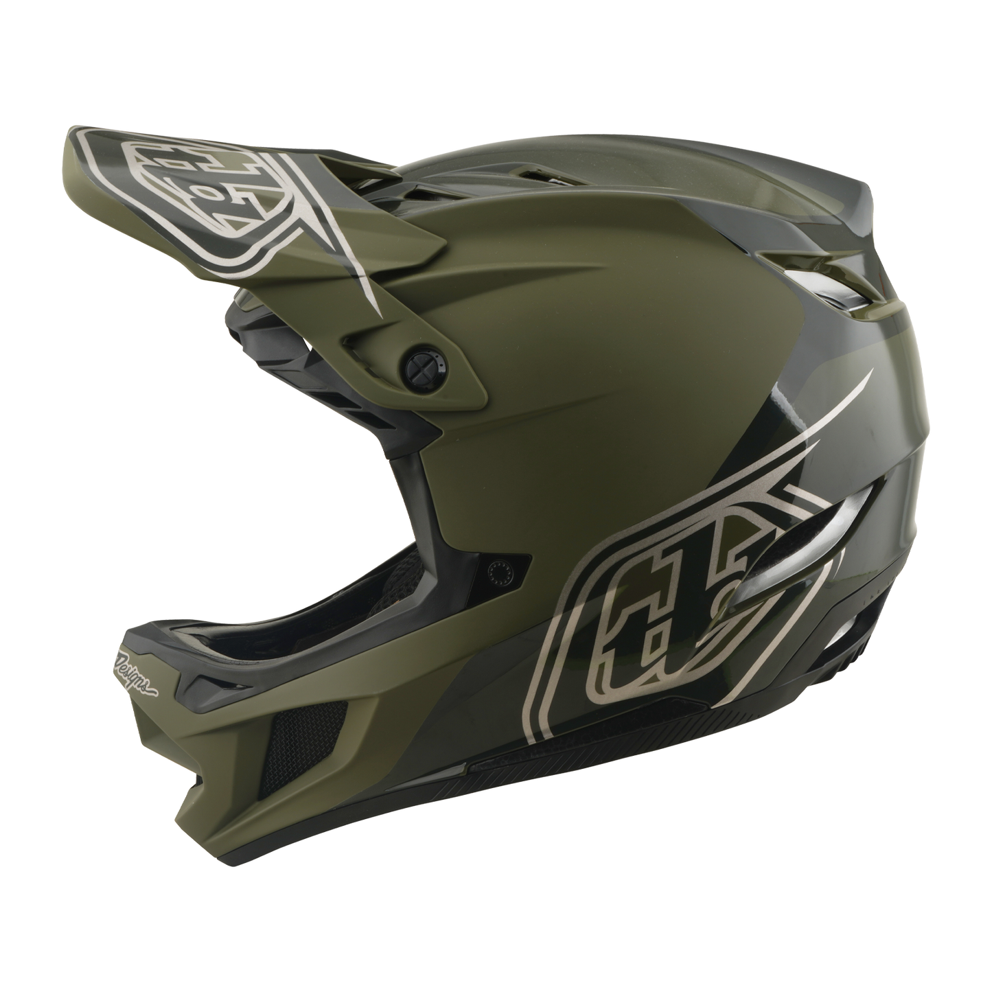 MTB Helmet TROY LEE DESIGNS D4 POLYACRYLITE MIPS SHADOW BEETLE Khaki