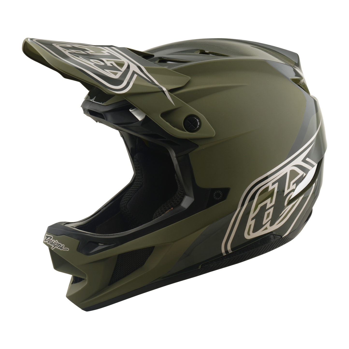 MTB Helmet TROY LEE DESIGNS D4 POLYACRYLITE MIPS SHADOW BEETLE Khaki