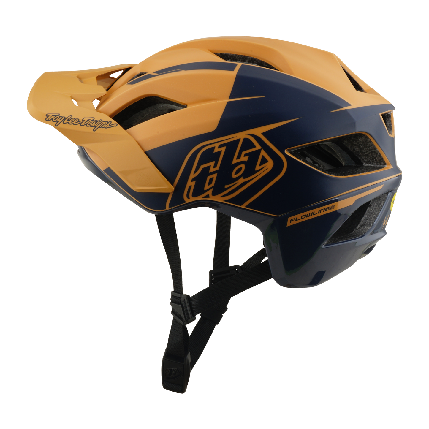 MTB Helmet TROY LEE DESIGNS FLOWLINE SE MIPS HYDRO Mustard/Black