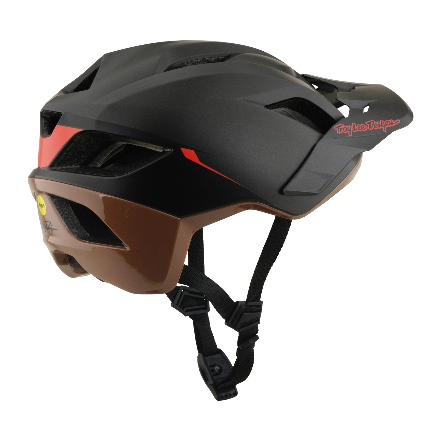 MTB helmet TROY LEE DESIGNS FLOWLINE SE MIPS STACKS Black/Brown