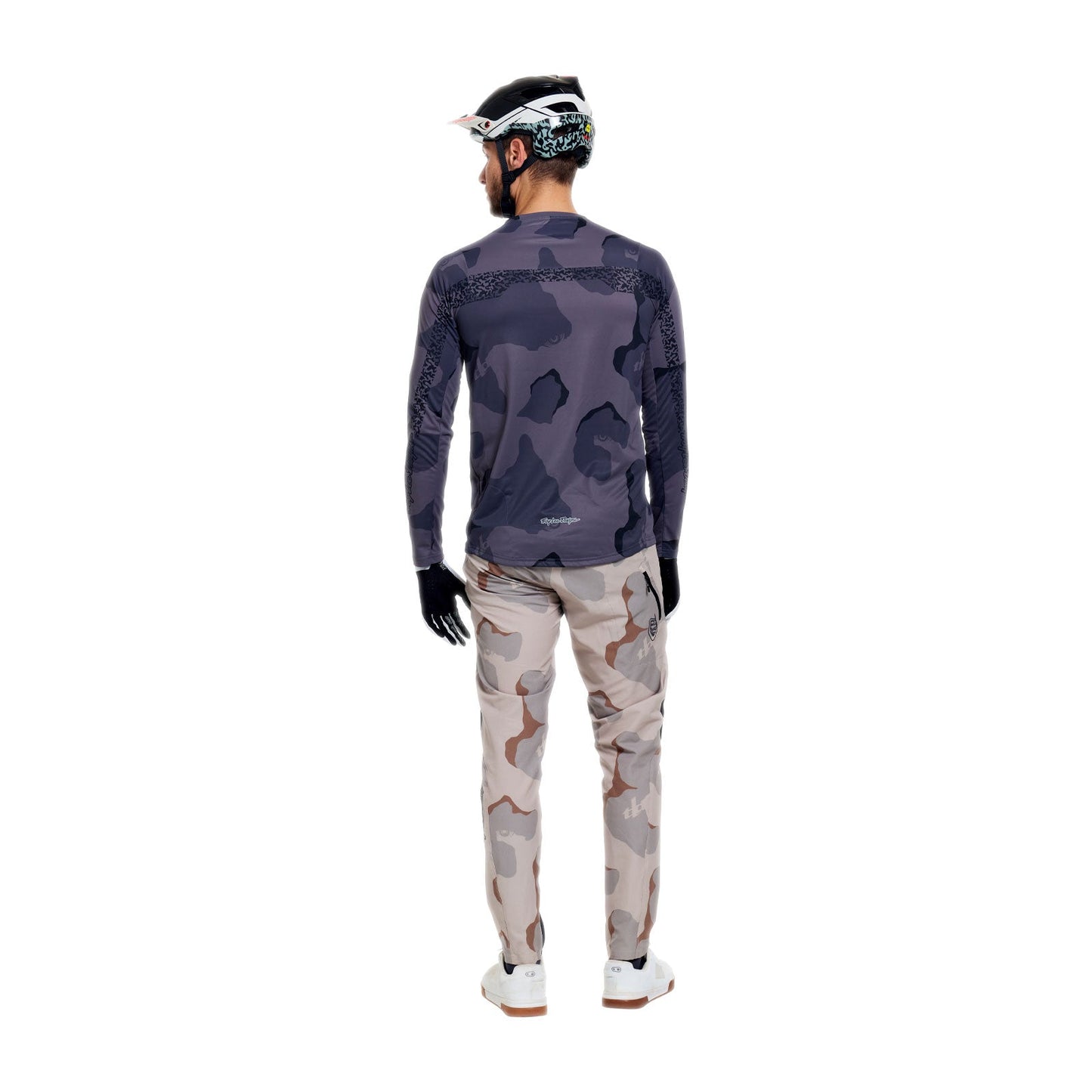 TROY LEE DESIGNS SKYLINE PRO FLOW CAMO Μακρυμάνικη φανέλα Carbon