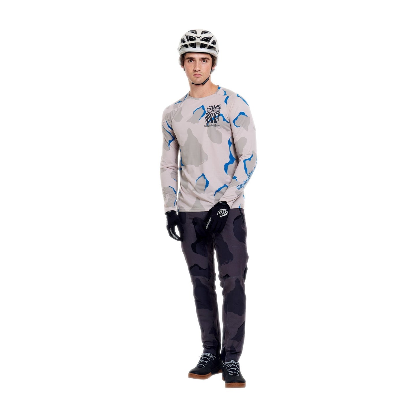TROY LEE DESIGNS SKYLINE PRO FLOW CAMO Μακρυμάνικο Τζέρσεϊ από ελαφρόπετρα