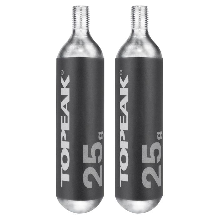Φιαλίδια CO2 TOPEAK με σπείρωμα 25g (2 τεμάχια)