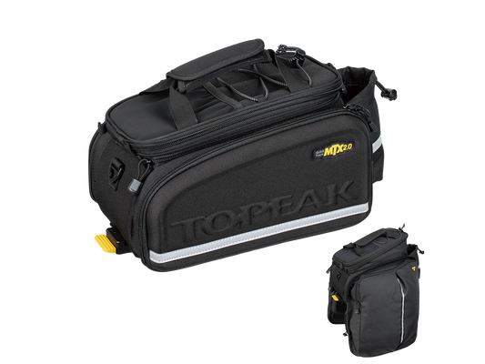 Luggage Carrier Bag TOPEAK MTX TRUNKBAG DXP - MTX 2.0 19.4L Black