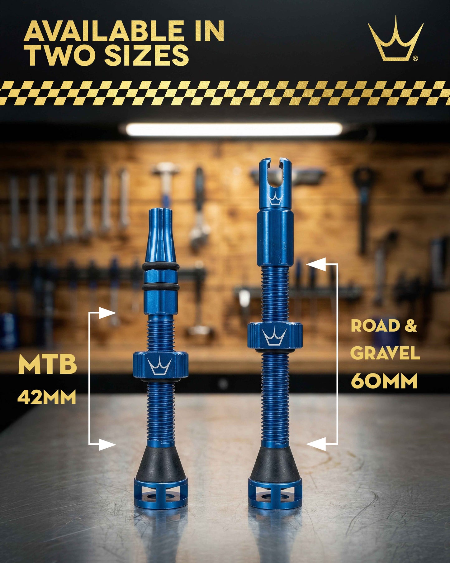 HOLESHOT FAST FLOW 60mm βαλβίδες χωρίς σωλήνες (x2) Κόκκινο