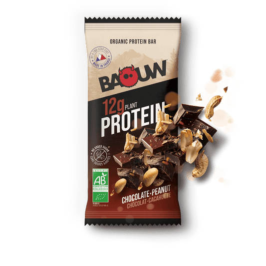 BAOUW ORGANIC EXTRA Μπάρα πρωτεΐνης με σοκολάτα / marshmallow (50g)