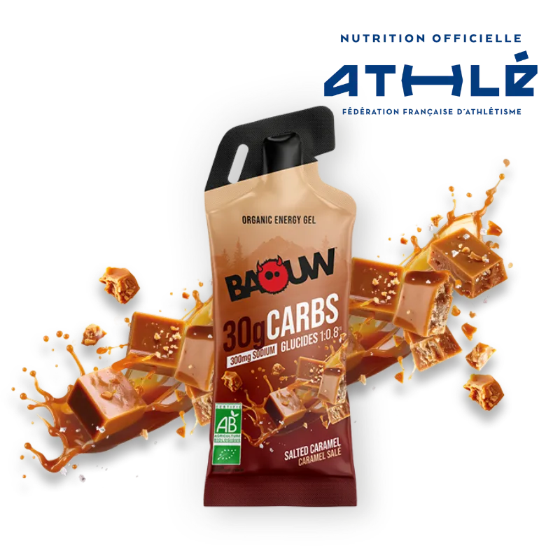 BAOW Energy Gel (44g) Λεμόνι/Αλατισμένη καραμέλα