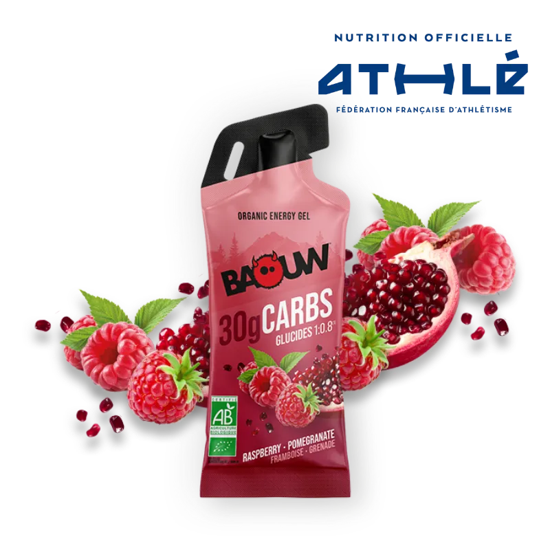 BAOW Energy Gel (44g) Lemon/Raspberry/Pomegranate