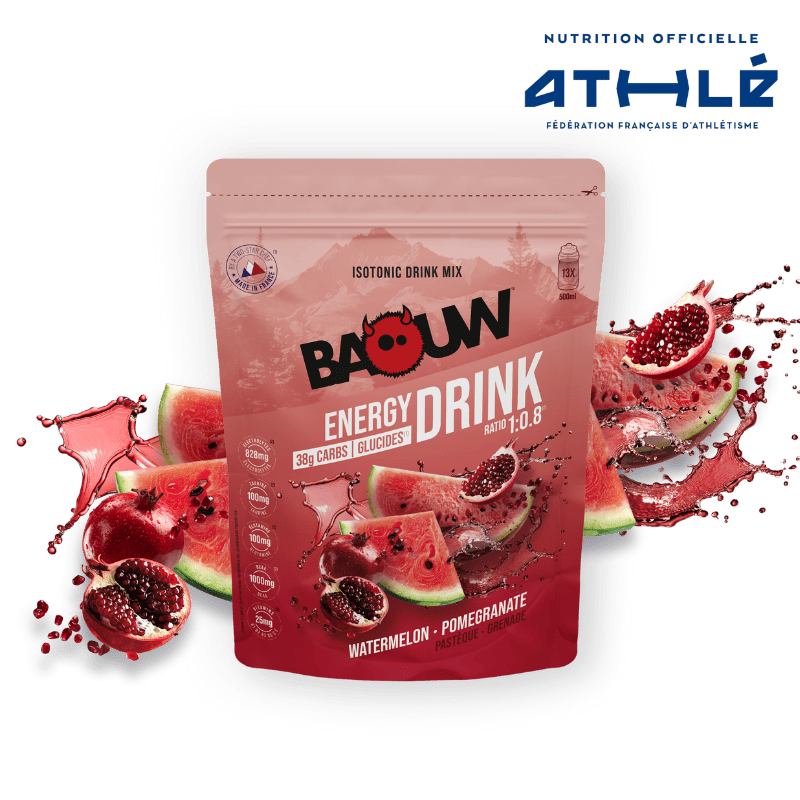 BAOUW ISOTONIC Energy Drink (585g) Watermelon/Pomegranate