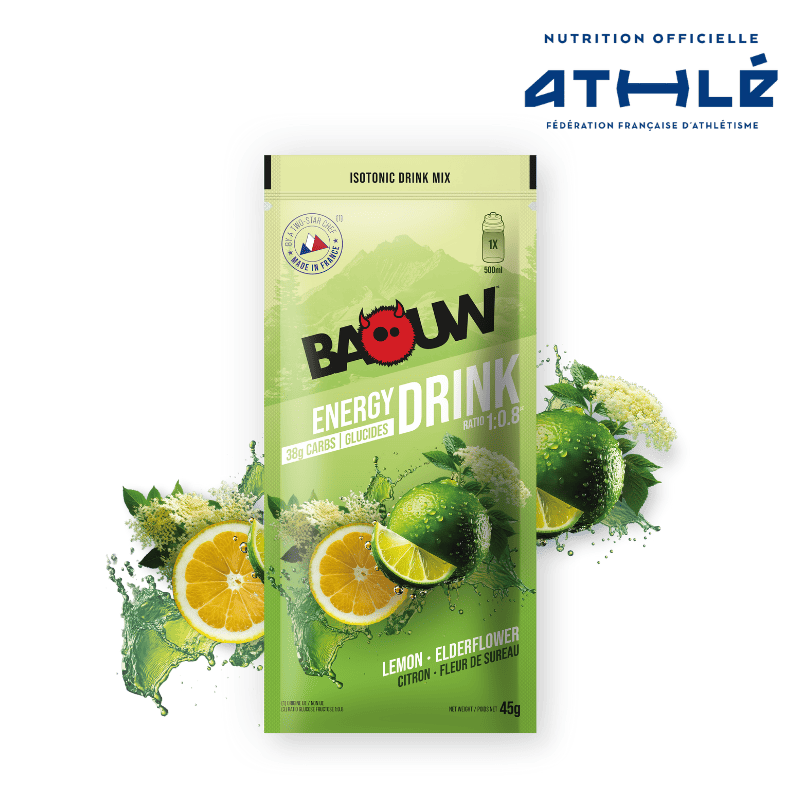 BAOUW ISOTONIC Energy Drink (45g) Lime/Elderflower