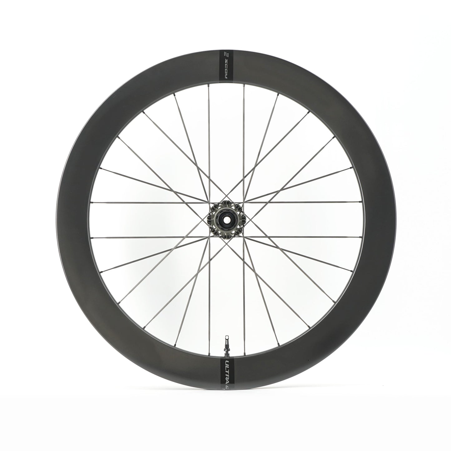 Pair of SCOM ULTRA 62 Tubeless Ready Wheels (Center Lock)