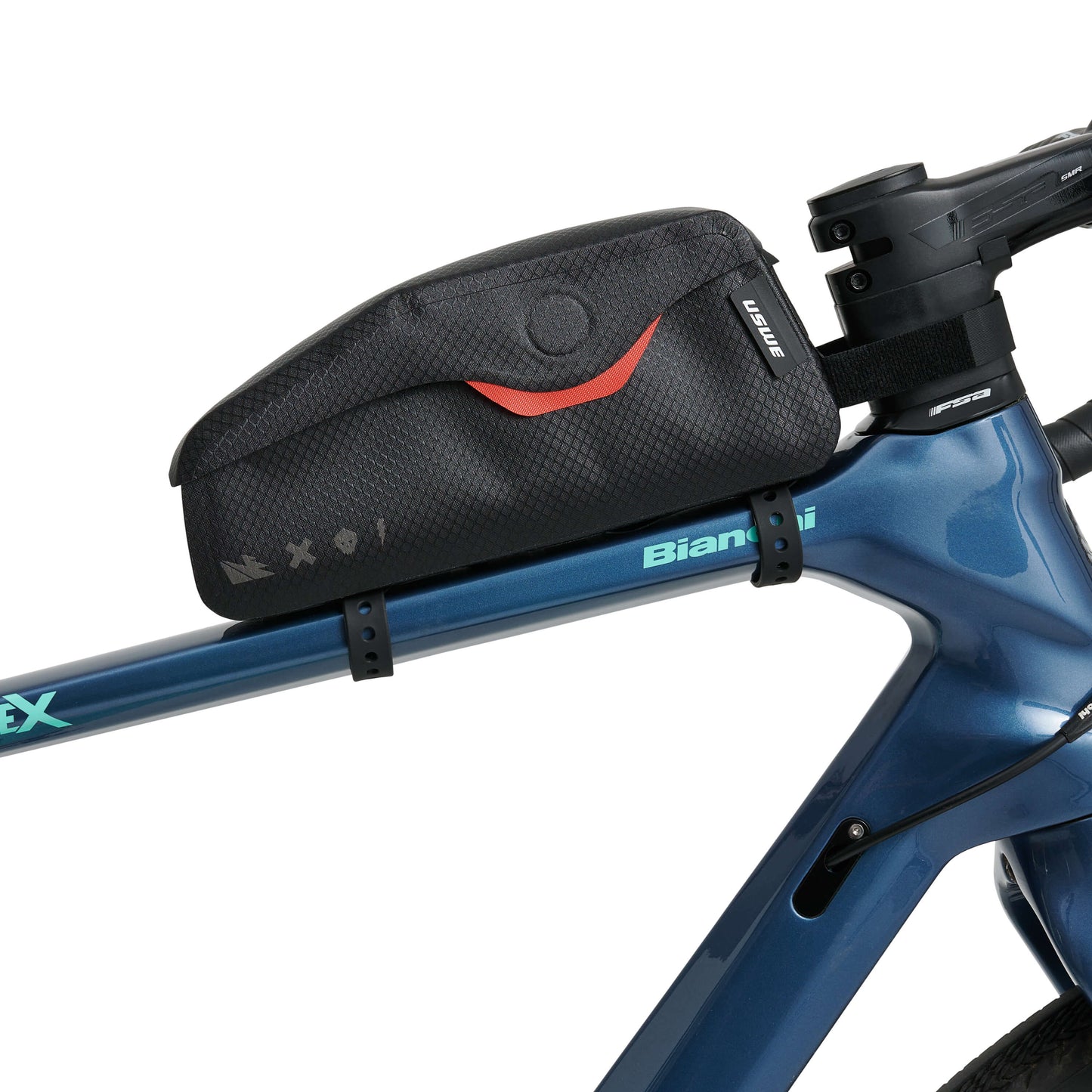 USWE TOP TUBE MAGNETIC 1.2 L Black Frame Bag