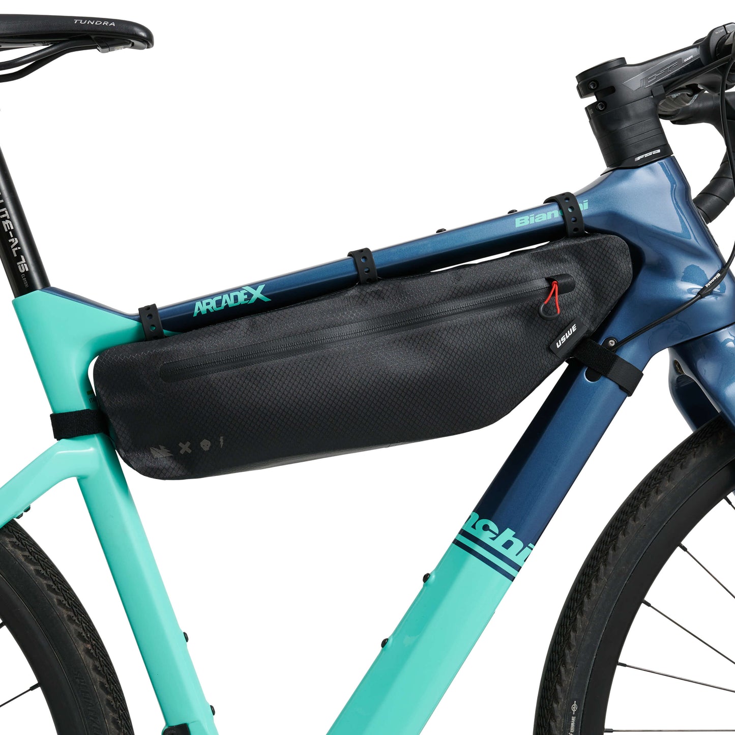 Τσάντα πλαισίου USWE FRAME TUBE LARGE 3,4 L Μαύρη