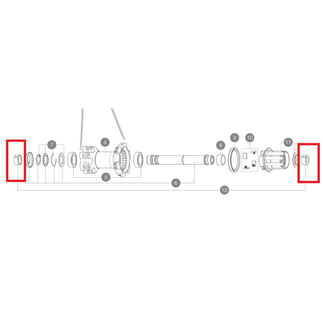 MAVIC YELL BOOST 148MM ΑΥΤΟΡΥΘΜΙΖΌΜΕΝΗ ΒΆΣΗ ΠΊΣΩ ΆΞΟΝΑ