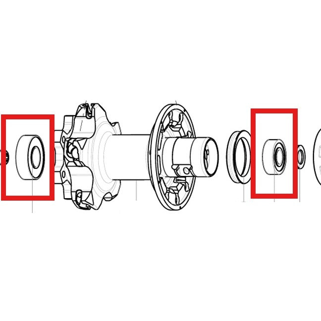 ΡΟΥΛΕΜΆΝ ΠΊΣΩ ΠΛΉΜΝΗΣ MAVIC 9X22X7 (B9) + 12X28X8 (6001) 2015