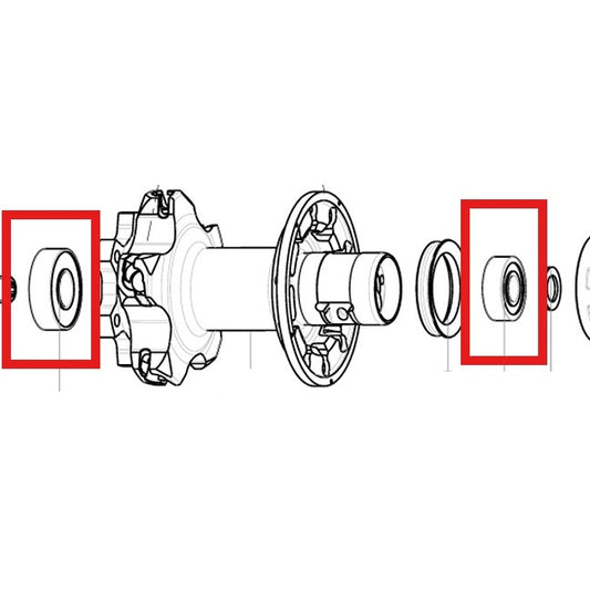 ΡΟΥΛΕΜΆΝ ΠΊΣΩ ΠΛΉΜΝΗΣ MAVIC 9X22X7 (B9) + 12X28X8 (6001) 2015