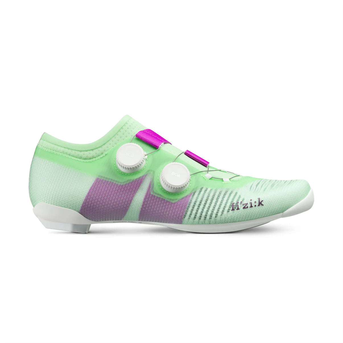 Παπούτσια δρόμου FIZIK VENTO VEGA CARBON Πράσινο/Μωβ