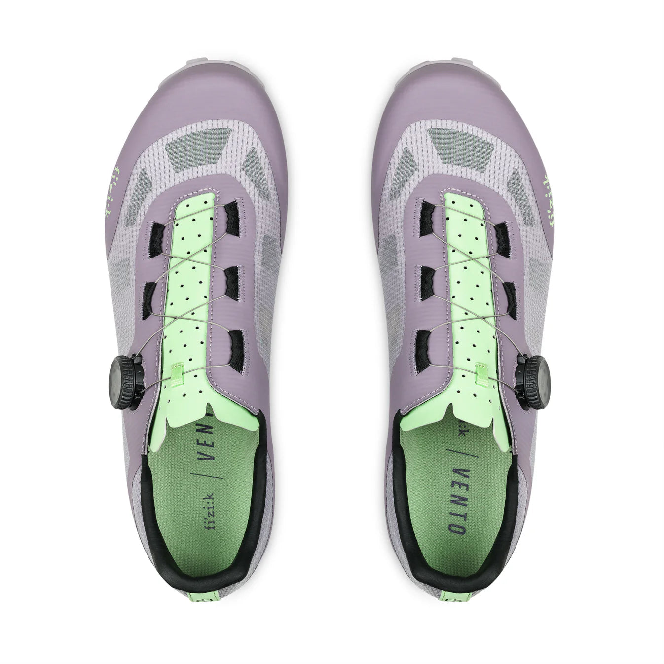 FIZIK VENTO PROXY XC/Gravel Mountain Bike Shoes - Lavender/Green