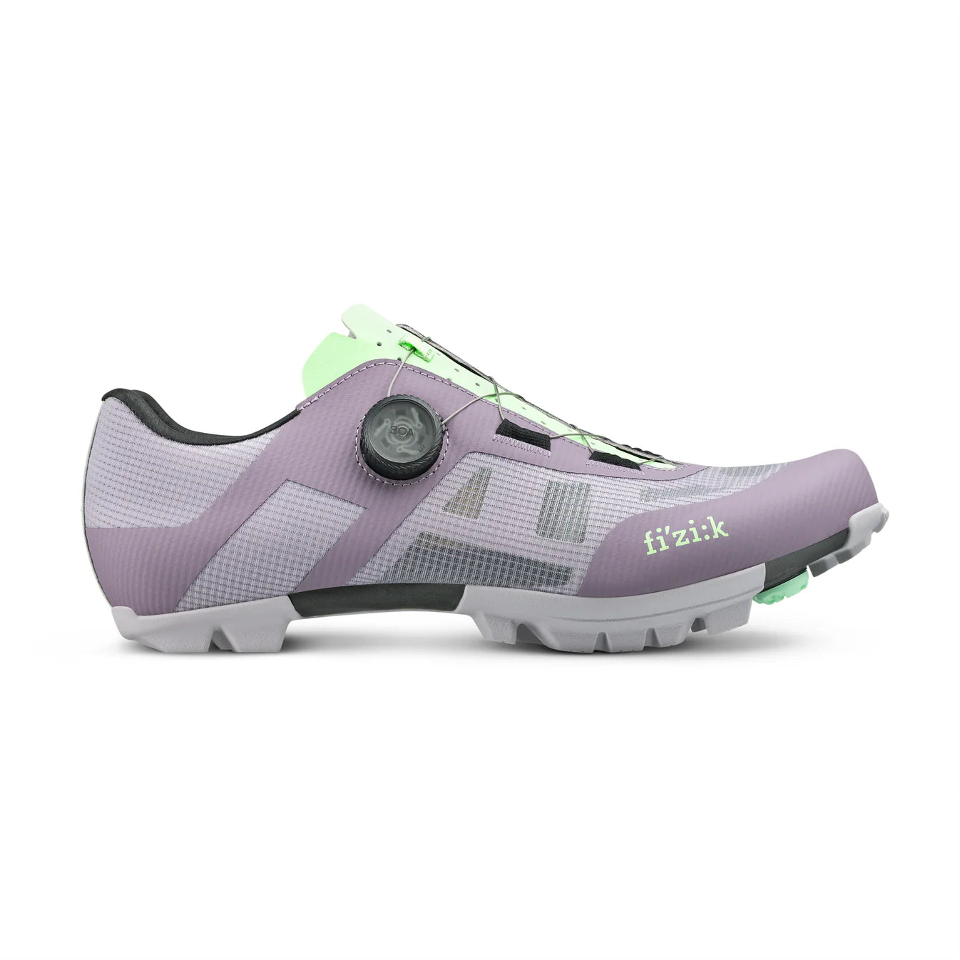 FIZIK VENTO PROXY XC/Gravel Mountain Bike Shoes - Lavender/Green