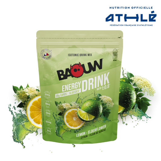 Ενεργειακό ποτό BAOUW ISOTONIC (585g) Λεμόνι Elderflower