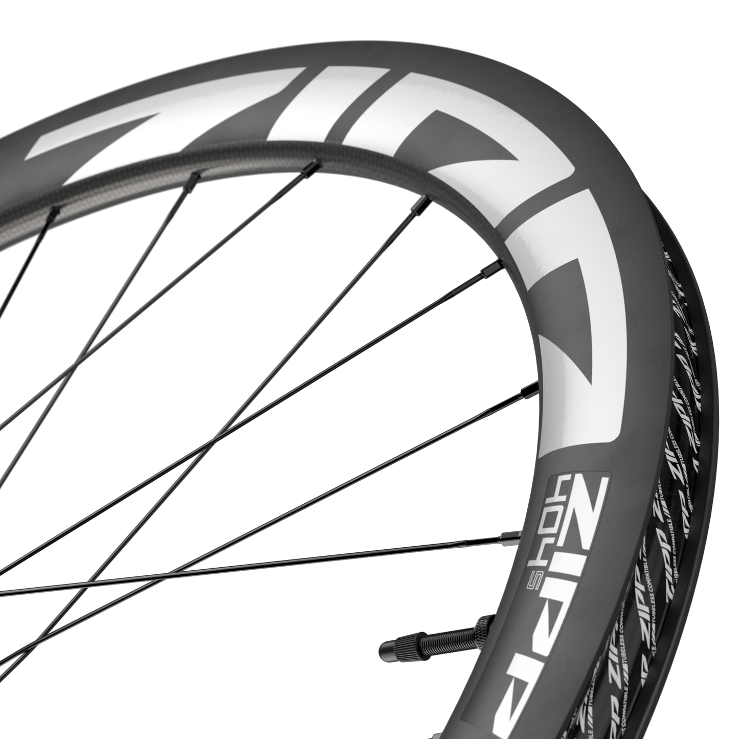 ZIPP 404 S A1 λευκός μπροστινός τροχός