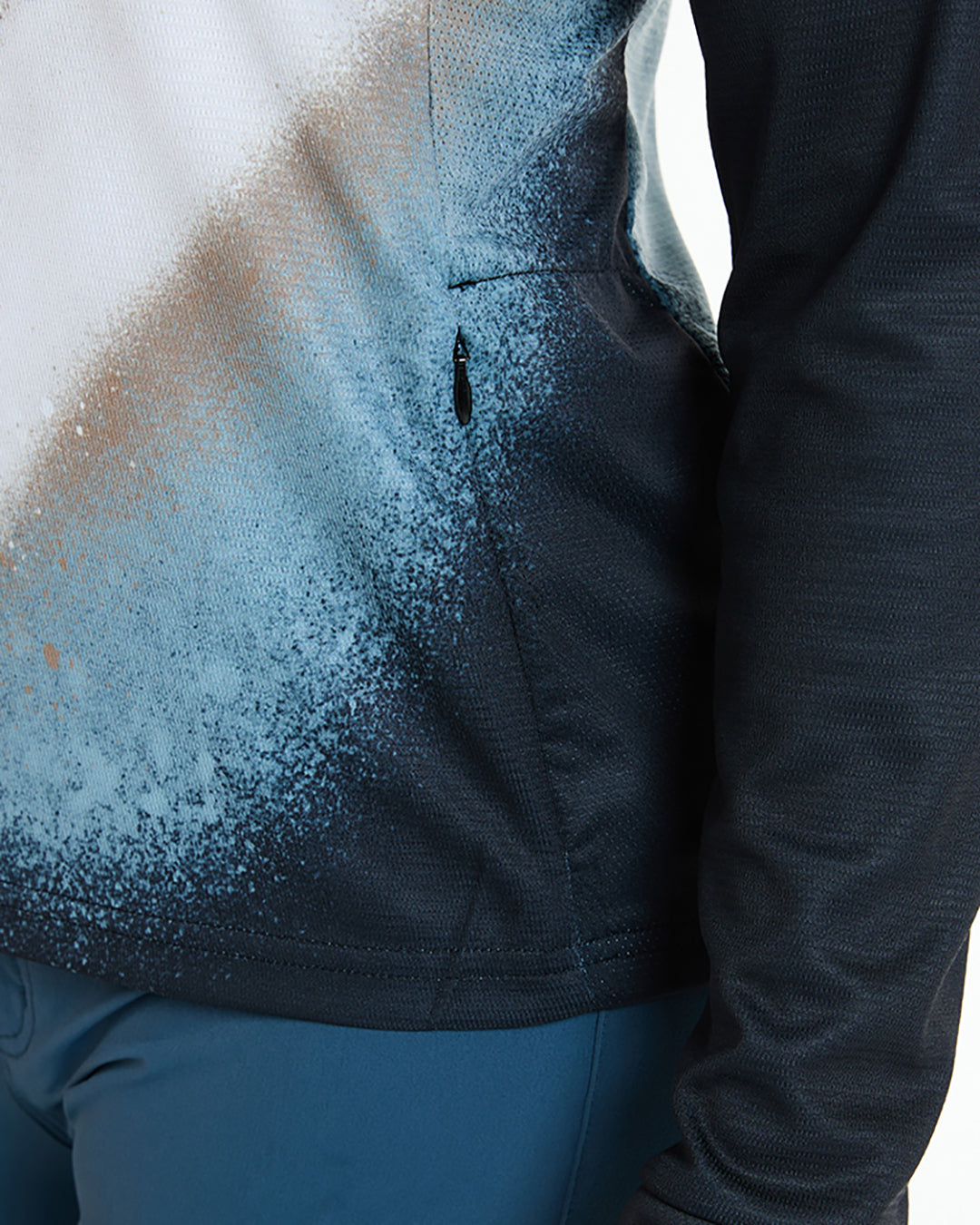 Γυναικείο DHARCO GRAVITY GOLDEN STREAK Long Sleeve Jersey Μαύρο/Μπλε