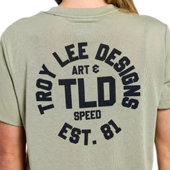 TROY LEE DESIGNS LILIUM RIDE STAMPS Women's Short Sleeve Jersey Sage