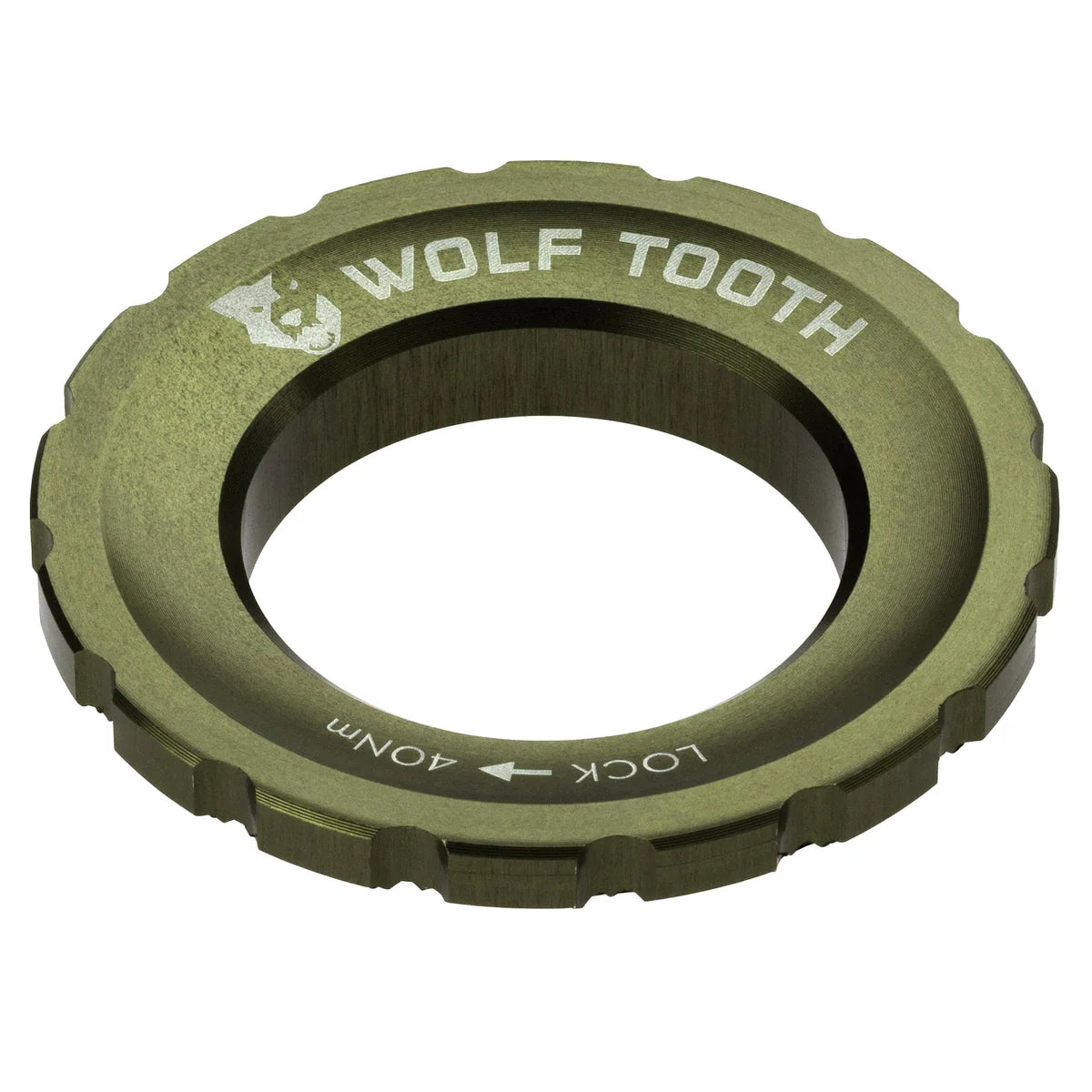 WOLF TOOTH Olive External Centerlock Nut