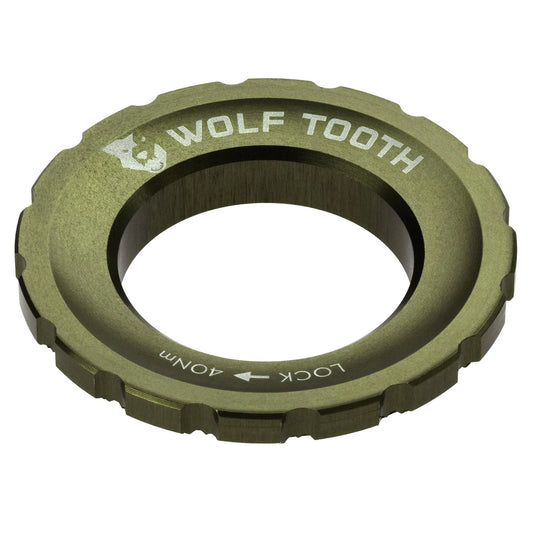 Εξωτερικό παξιμάδι Centerlock WOLF TOOTH, χρώμα ελιάς