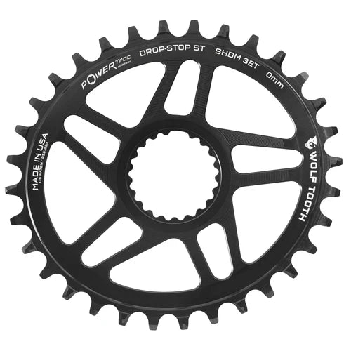 Μονό ωοειδές WOLF TOOTH 12V SHIMANO Άμεση τοποθέτηση offset 0mm αλυσίδας