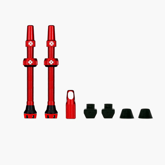 Tubeless Valves V2 MUC-OFF Red