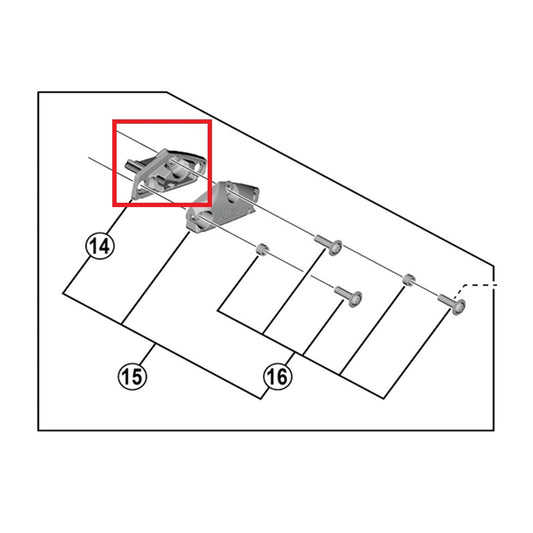 SHIMANO ST-R9120/R8025/R7020/R7025 Δεξί διάφραγμα σώματος μοχλού