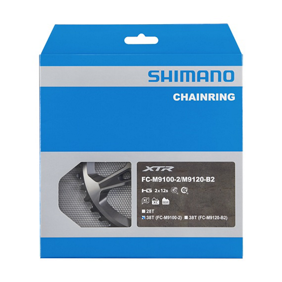 Δακτύλιος αλυσίδας SHIMANO XTR 38T για FC-M9100-2