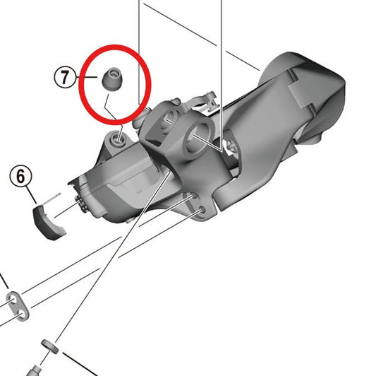 SHIMANO RD-R9250 Προστατευτικά φυσερά SHIMANO RD-R9250