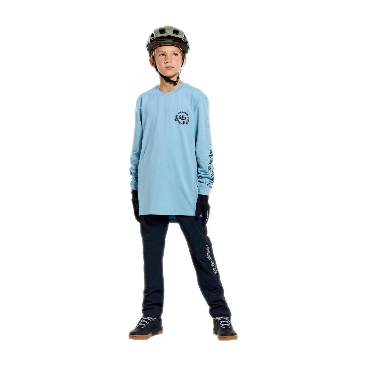 TROY LEE DESIGNS RUCKUS RIDE CARBS Junior Μακρυμάνικη φανέλα Μπλε