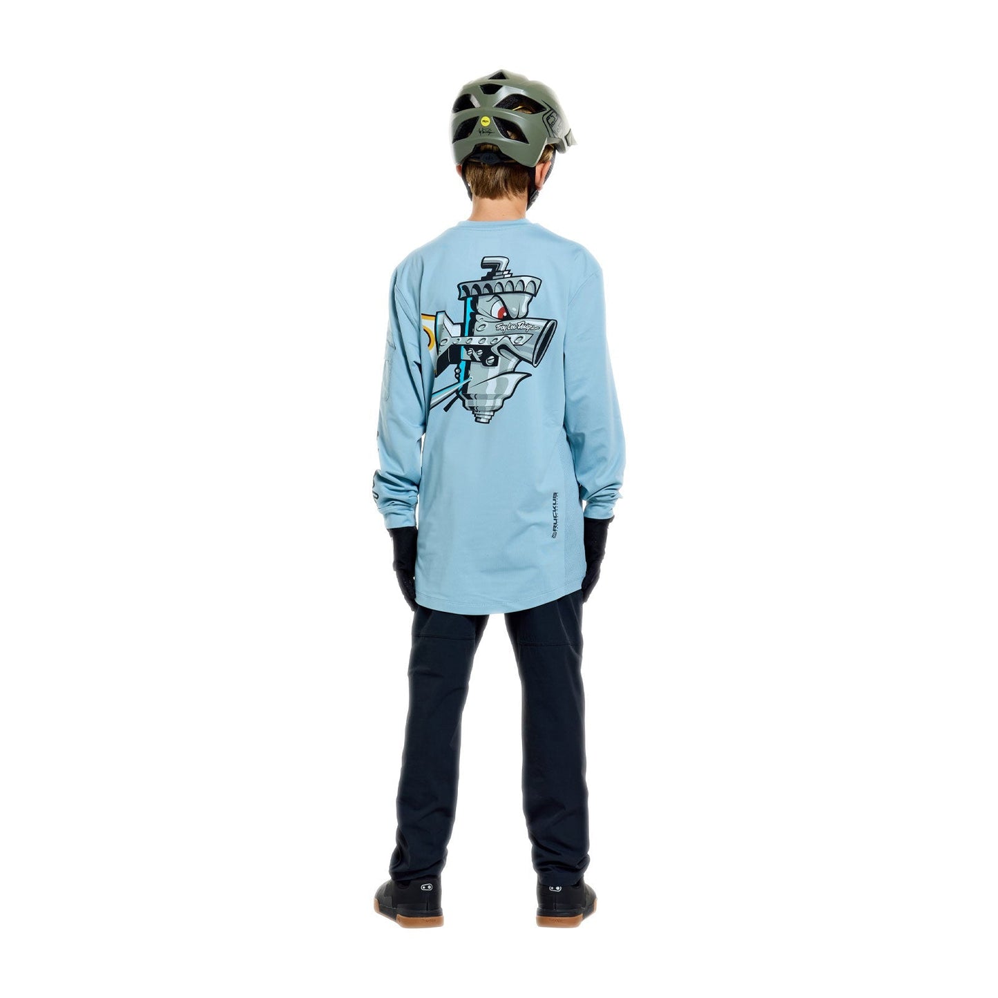 TROY LEE DESIGNS RUCKUS RIDE CARBS Junior Μακρυμάνικη φανέλα Μπλε